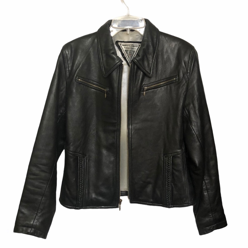 J Percy for Marvin Richards Leather Jacket Lined